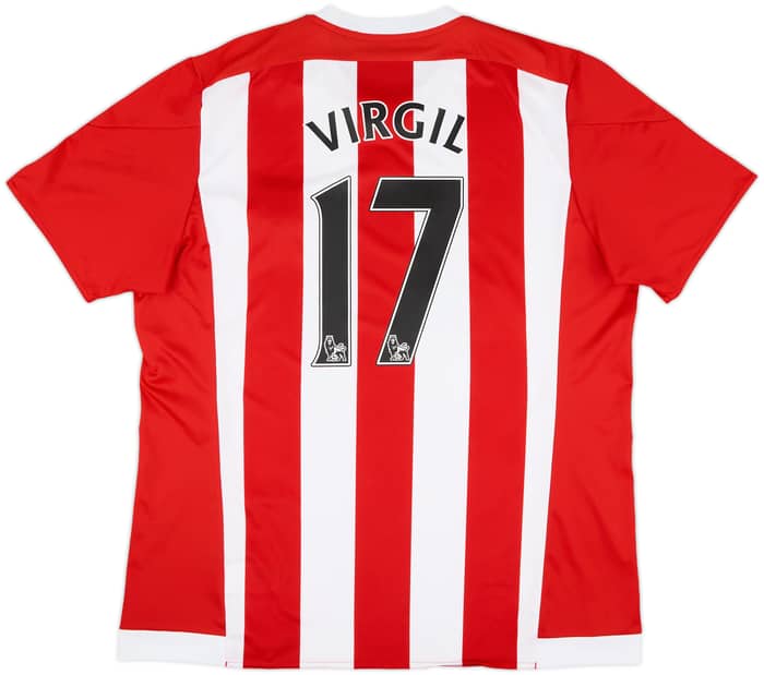 2015-16 Southampton Home Shirt Virgil #17 - 10/10 - (XL)