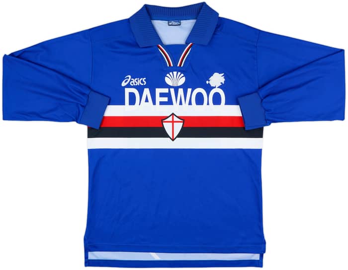 1997-98 Sampdoria Home L/S Shirt #10 - 6/10 - (M)