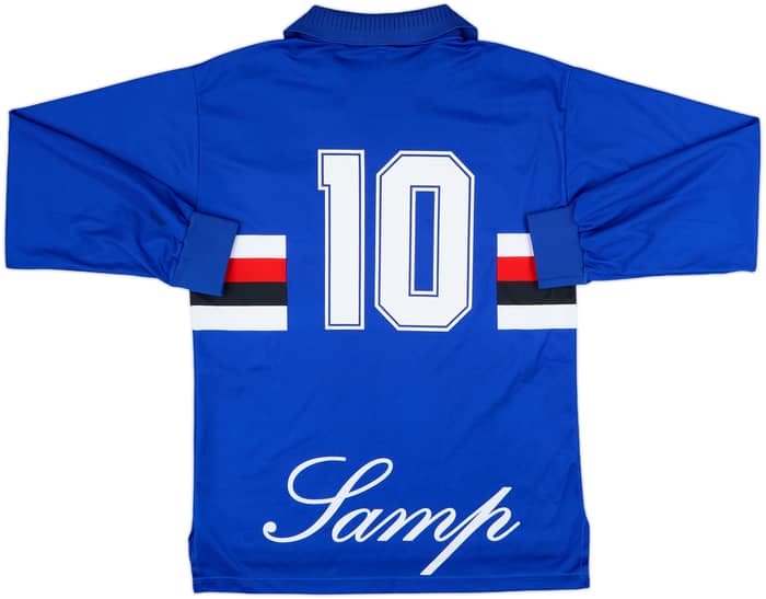 1997-98 Sampdoria Home L/S Shirt #10 - 6/10 - (M)