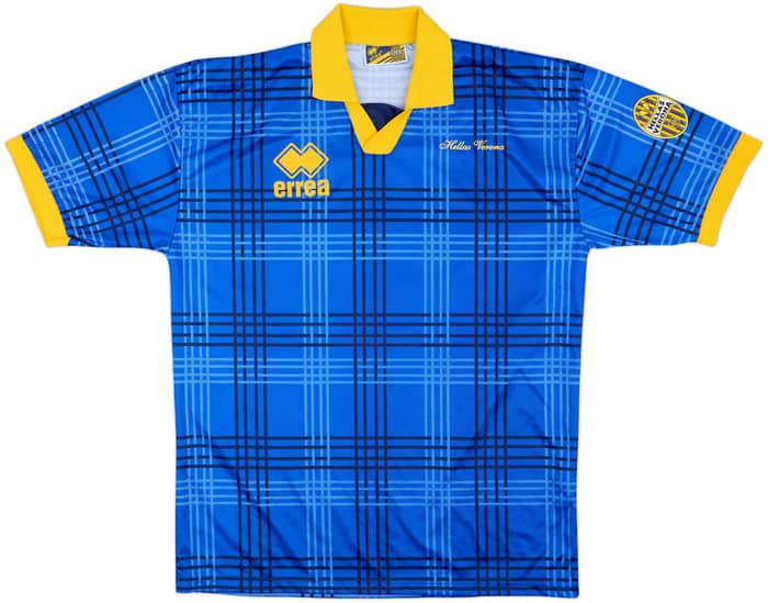1995-96 Hellas Verona Errea Training Shirt #6 - 9/10 - (XL)