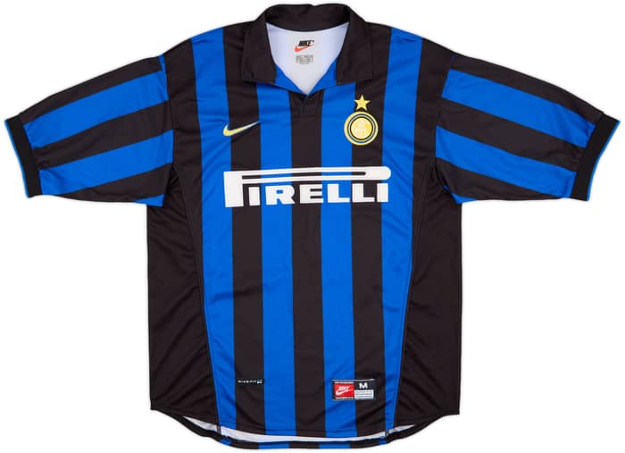 1998-99 Inter Milan Home Shirt Ronaldo #9 - 9/10 - (M)