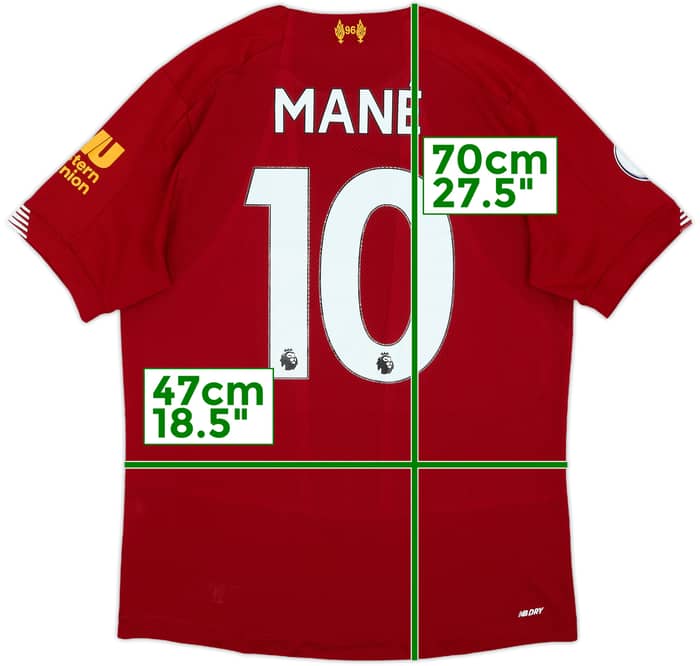 2019-20 Liverpool Home Shirt Mane #10 - 7/10 - (S)