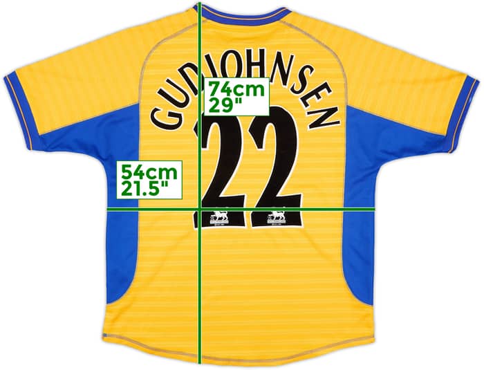 2000-01 Chelsea Away Shirt Gudjohnsen #22 - 9/10 - (L)