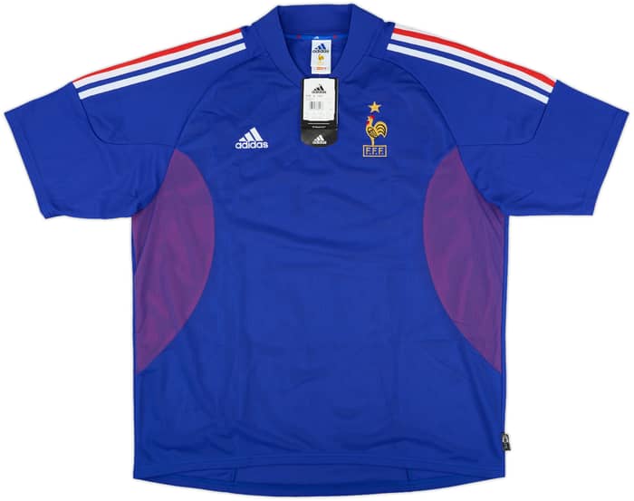 2002-04 France 'Signed' Home Shirt (XL)