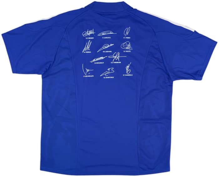 2002-04 France 'Signed' Home Shirt (XL)