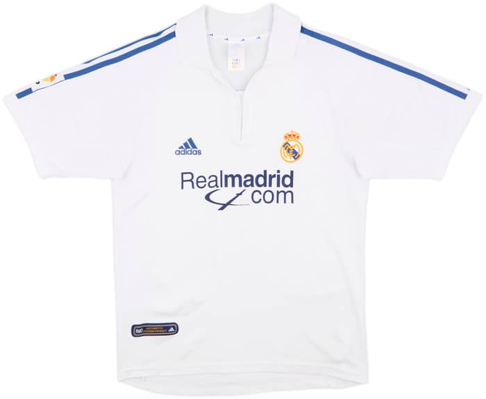 2001 Real Madrid Home Shirt Raul #7 - 6/10 - (S)