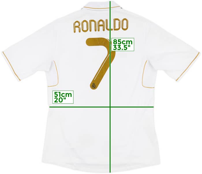 2011-12 Real Madrid Home Shirt Ronaldo #7 - 6/10 - (L)
