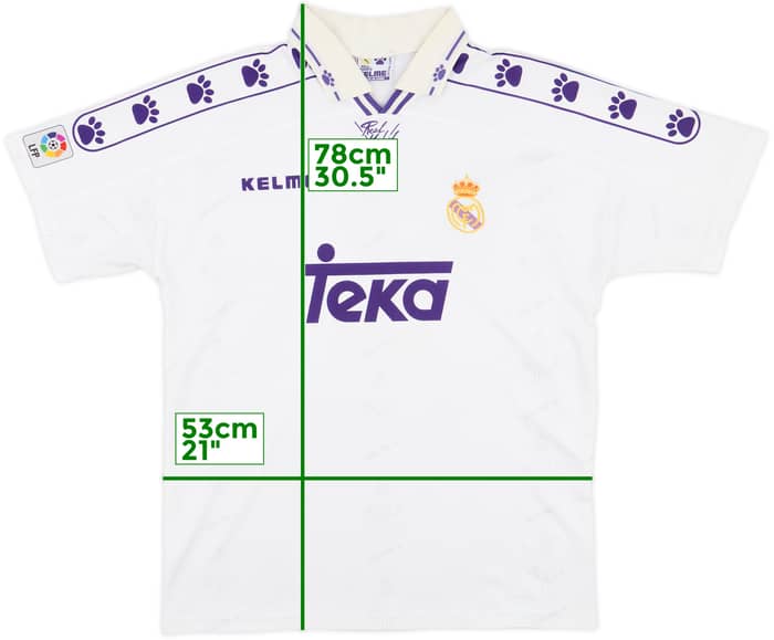 1994-96 Real Madrid Home Shirt - 9/10 - (M)