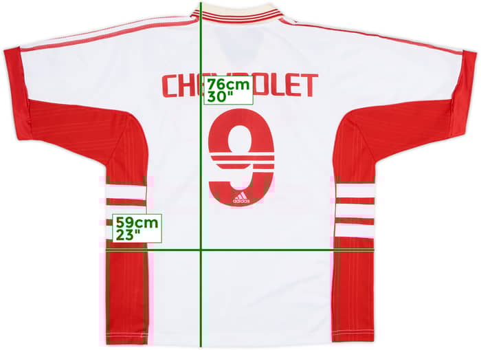 1998 Internacional Away Shirt #9 - 7/10 - (L)