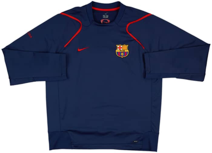 2006-07 Barcelona Nike Sweat Top - 8/10 - (XL)