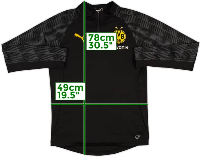 2017-18 Borussia Dortmund Puma 1/4 Zip Training Top - 7/10 - (M)