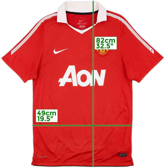 2010-11 Manchester United Home Shirt - 5/10 - (M)