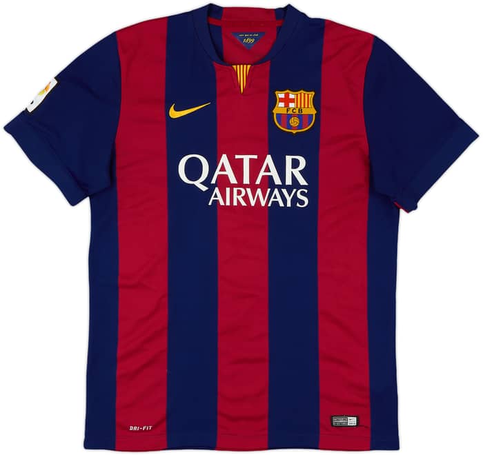2014-15 Barcelona Home Shirt Neymar Jr #11 - 6/10 - (L)