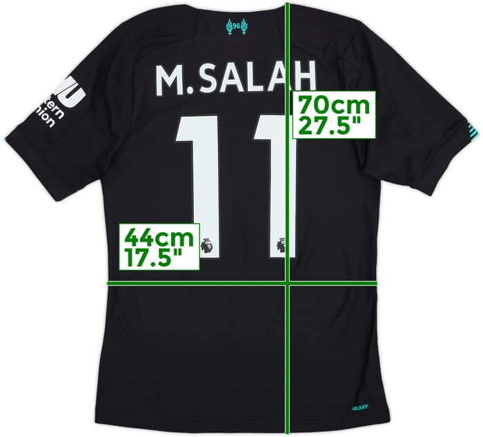 2019-20 Liverpool Authentic Third Shirt M.Salah #11 - 10/10 - (S)