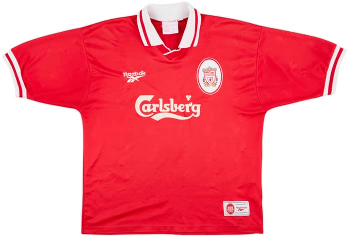 1996-98 Liverpool Home Shirt Fowler #9 - 6/10 - (L)