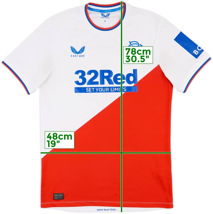 2022-23 Rangers Away Shirt - 8/10 - (M)