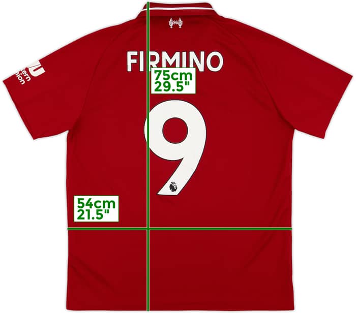 2018-19 Liverpool Home Shirt Firmino #9 - 6/10 - (L)