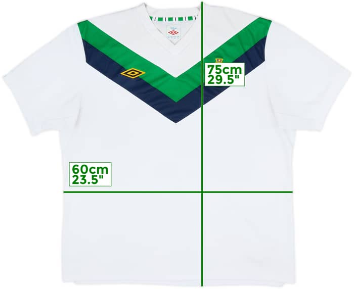 2010-12 Northern Ireland Away Shirt - 7/10 - (XXL)
