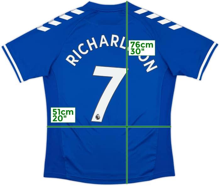 2020-21 Everton Home Shirt Richarlison #7 - 8/10 - (L)