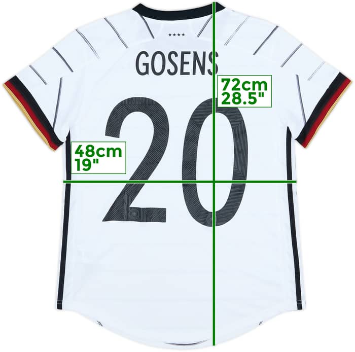 2020-21 Germany Home Shirt Gosens #20 (Women's M)