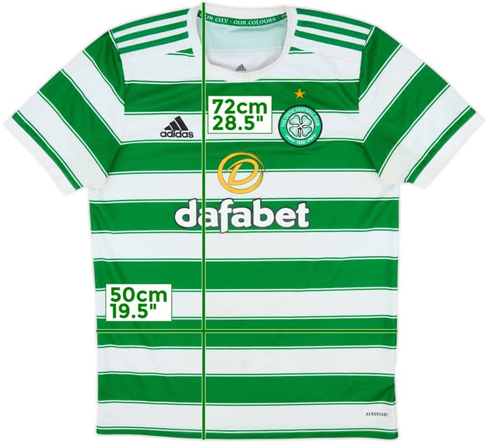 2021-22 Celtic Home Shirt - 5/10 - (M)
