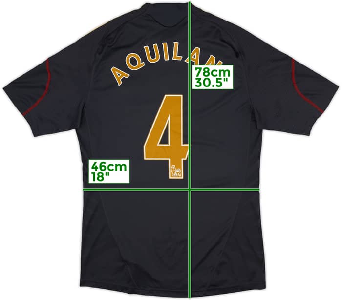 2009-10 Liverpool Away Shirt Aquilani #4 - 8/10 - (M)