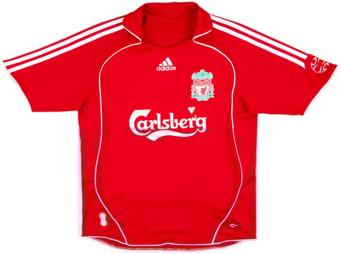 2006-08 Liverpool Home Shirt Alonso #14 - 7/10 - (L.Boys)