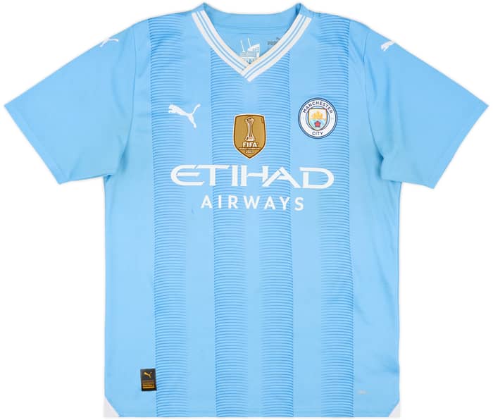 2023-24 Manchester City Home Shirt Haaland #9 - 6/10 - (M)