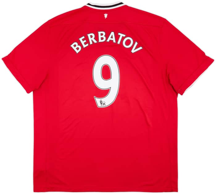 2011-12 Manchester United Home Shirt Berbatov #9 - 4/10 - (XXL)
