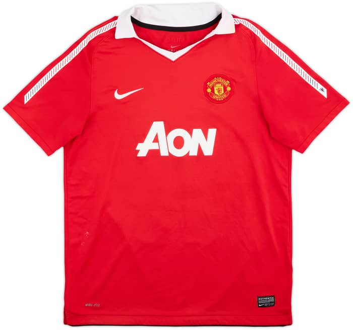 2010-11 Manchester United Home Shirt Rooney #10 - 7/10 - (XL.Boys)
