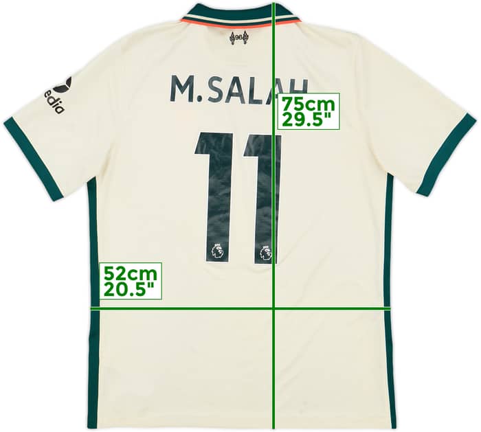 2021-22 Liverpool Away Shirt M. Salah #11 - 5/10 - (L)