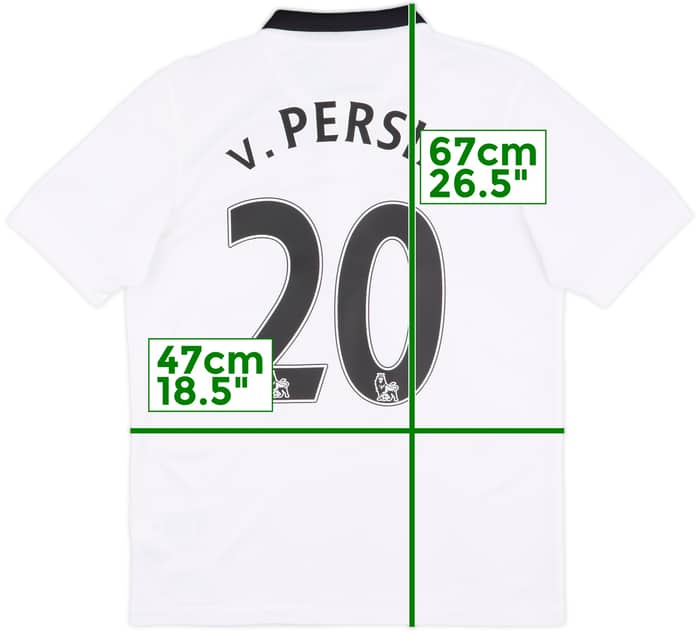 2014-15 Manchester United Away Shirt v.Persie #20 - 8/10 - (XL.Boys)
