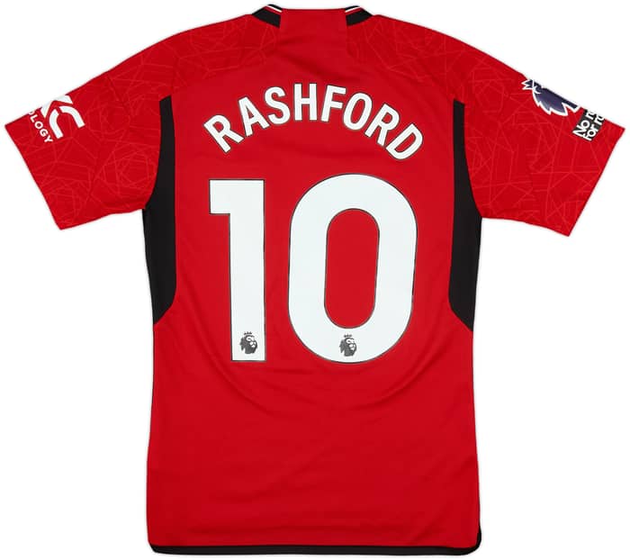 2023-24 Manchester United Home Shirt Rashford #10 - 8/10 - (S)