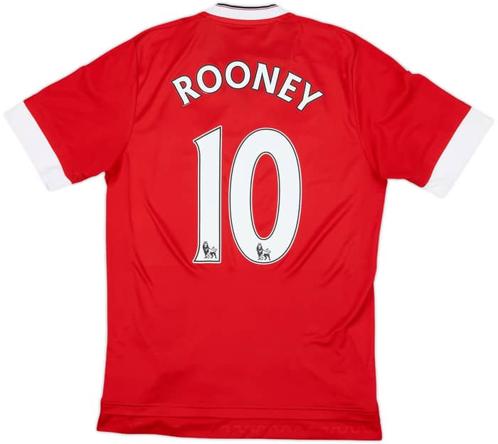 2015-16 Manchester United Home Shirt Rooney #10 - 6/10 - (S)