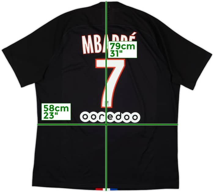 2019-20 Paris Saint-Germain Authentic Fourth Shirt Mbappe #7 - 7/10 - (L)