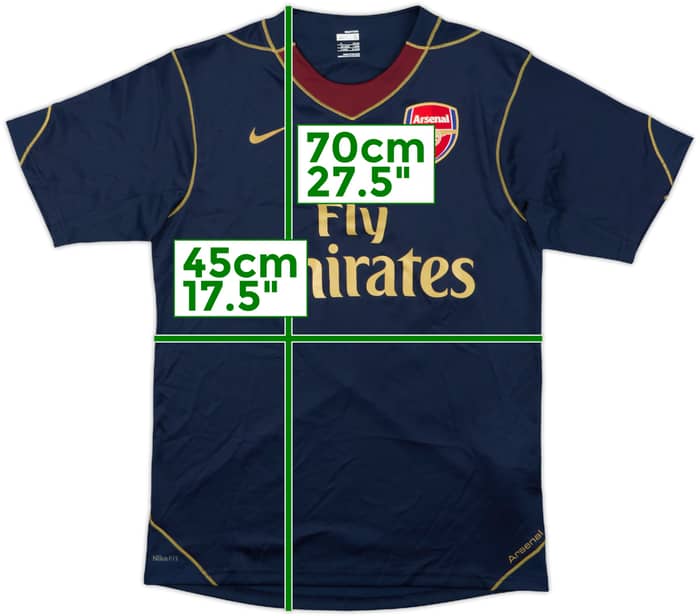2007-08 Arsenal Nike Training Shirt - 8/10 - (S)