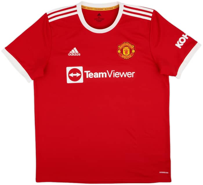 2021-22 Manchester United Home Shirt Sancho #25 - 9/10 - (XL)