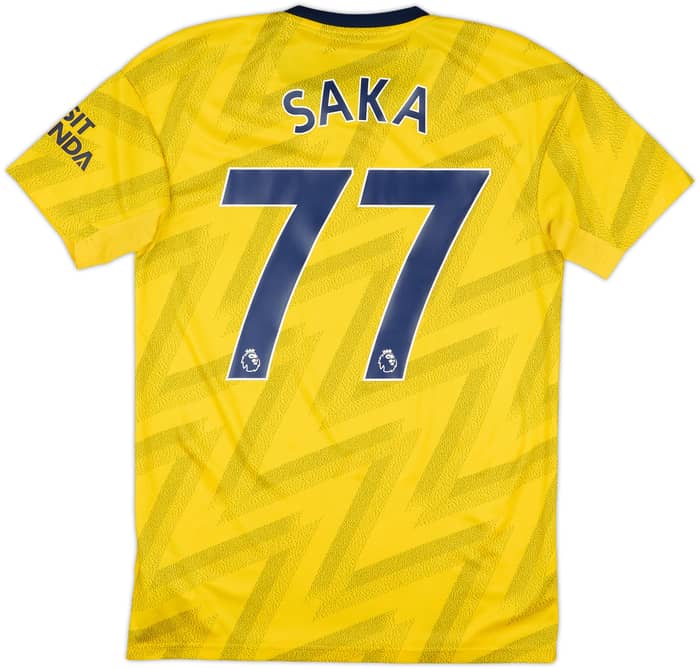 2019-20 Arsenal Away Shirt Saka #77 - 6/10 - (S)