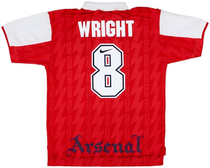 1994-96 Arsenal Home Shirt Wright #8 - 5/10 - (L)