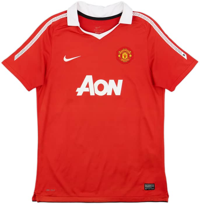2010-11 Manchester United Home Shirt Rooney #10 - 9/10 - (Women's XL)