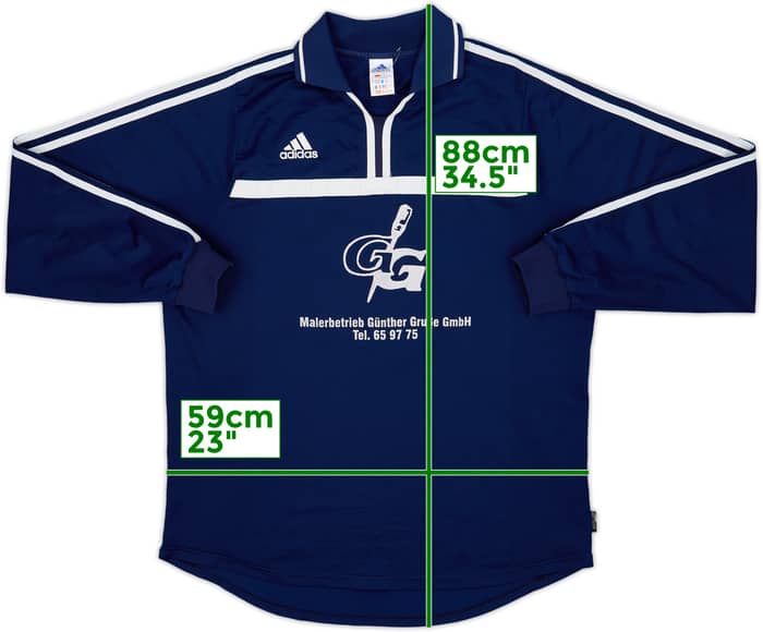 2000 adidas Template L/S Shirt #6 - 8/10 - (XL)