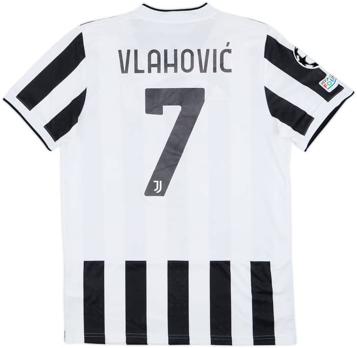 2021-22 Juventus Home Shirt Vlahovic #7 - 7/10 - (M)