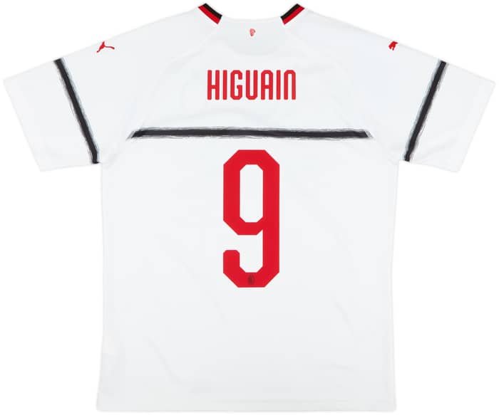 2018-19 AC Milan Away Shirt Higuain #9 - 8/10 - (L)
