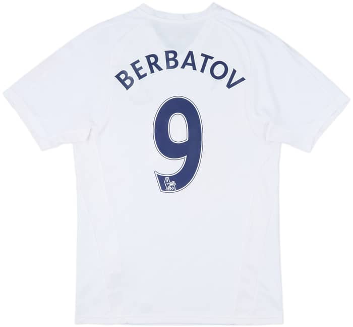 2007-08 Tottenham Home Shirt Berbatov #9 - 8/10 - (M)