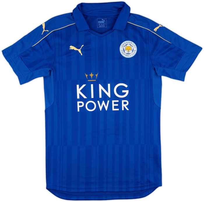 2016-17 Leicester Home Shirt Vardy #9 - 9/10 - (S)