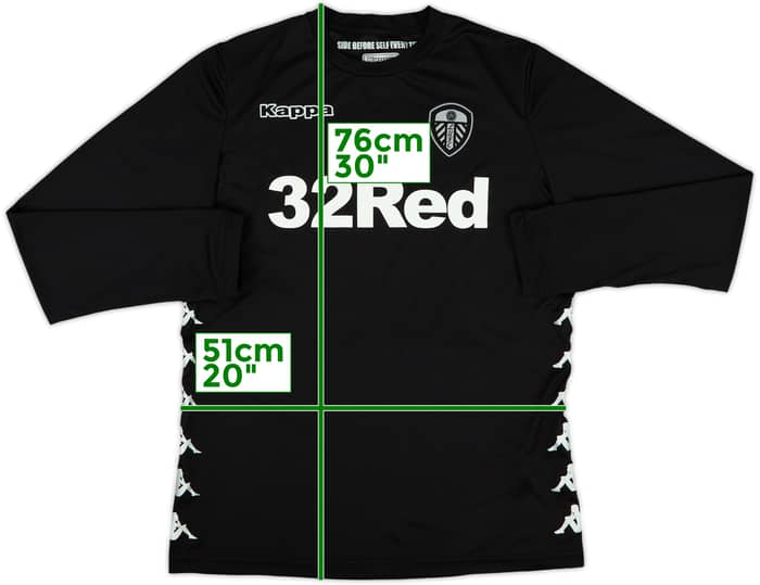 2017-18 Leeds United Away L/S Shirt - 8/10 - (M)