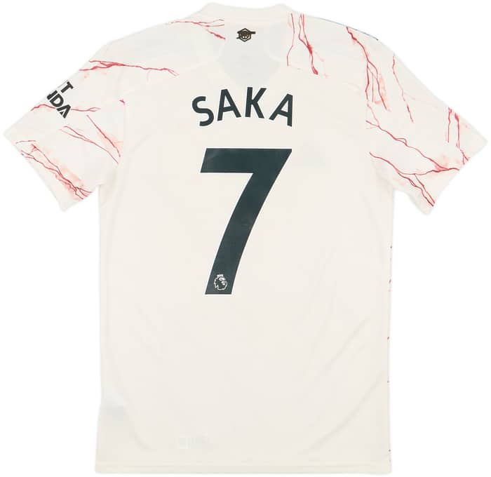 2020-21 Arsenal Away Shirt Saka #7 - 8/10 - (S)