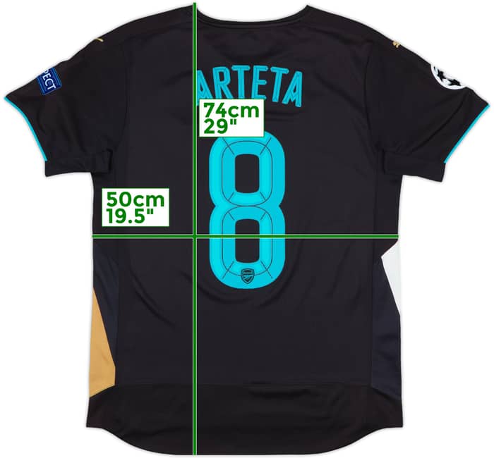 2015-16 Arsenal Third Shirt Arteta #8 - 4/10 - (M)