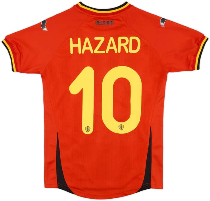 2014-15 Belgium Home Shirt Hazard #10 - 9/10 - (L.Boys)