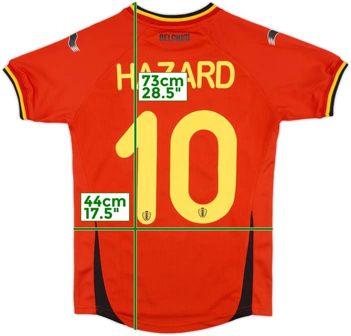 2014-15 Belgium Home Shirt Hazard #10 - 9/10 - (L.Boys)
